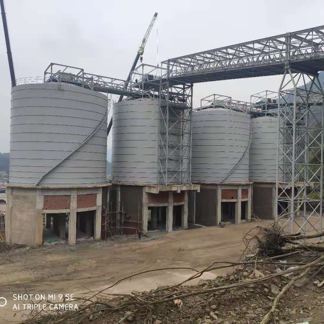 白城3000噸骨料鋼板庫